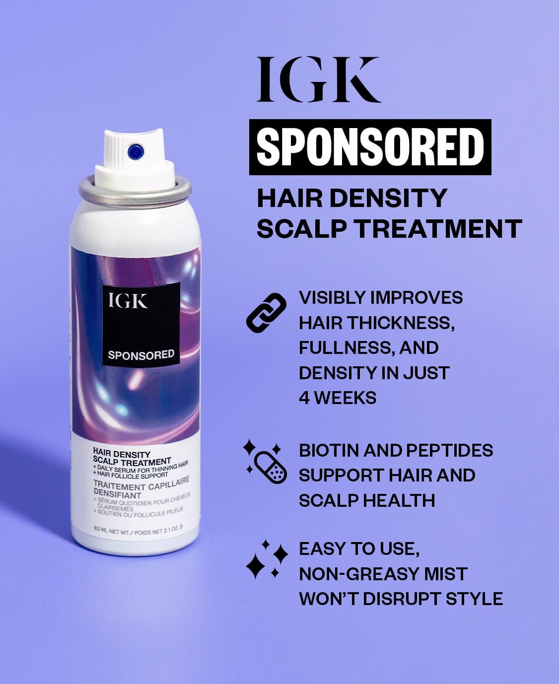 SPONSORED Hair Density Scalp Treatment